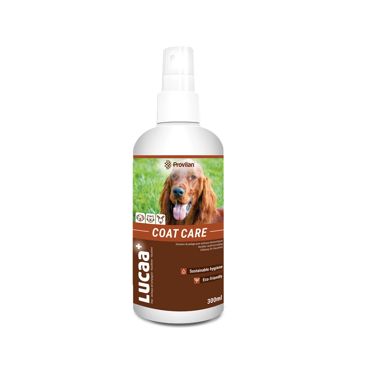 Lucaa+ spray pour le pelage des animaux domestiques 300ml