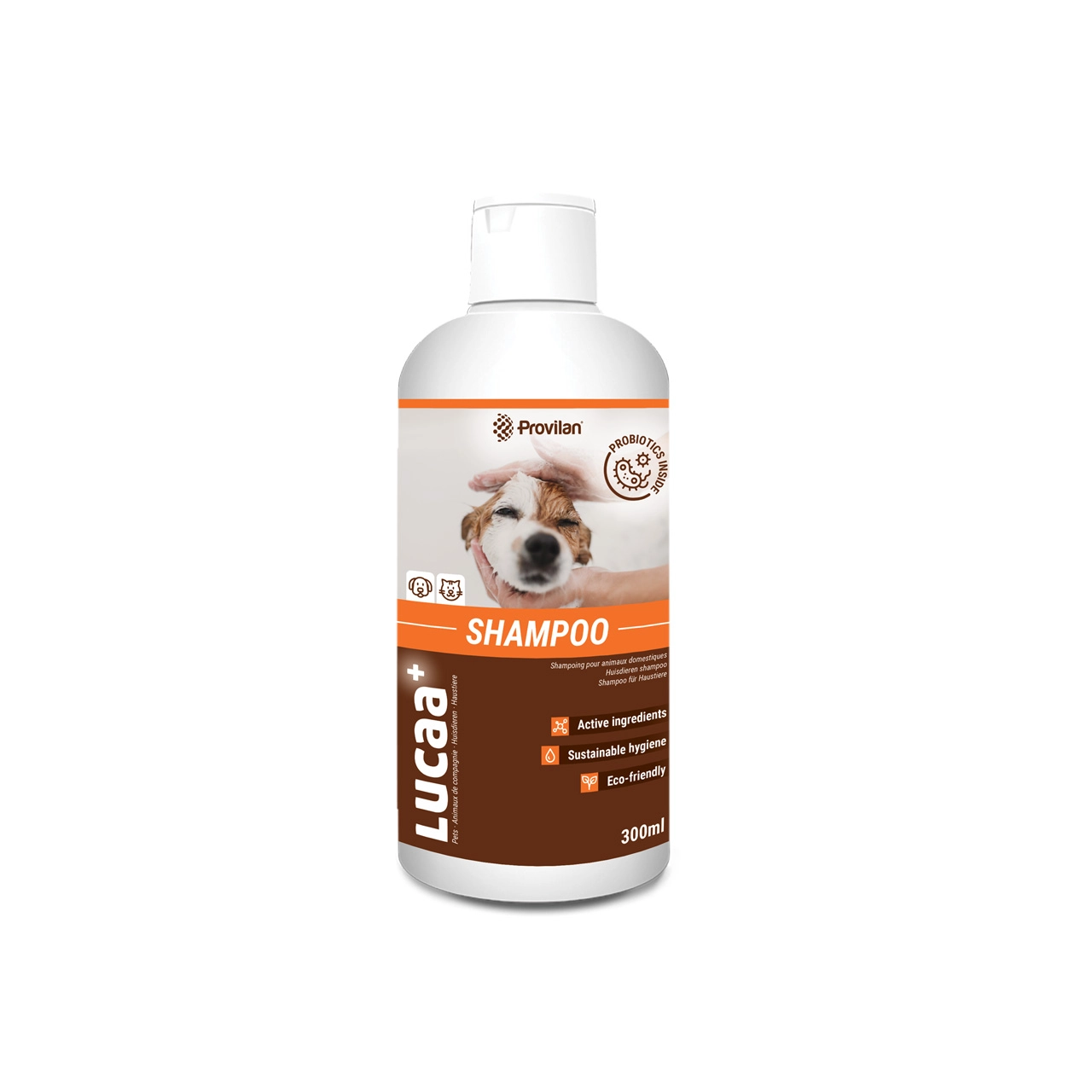 Lucaa+ Shampooing bio pour animaux domestiques 300ml